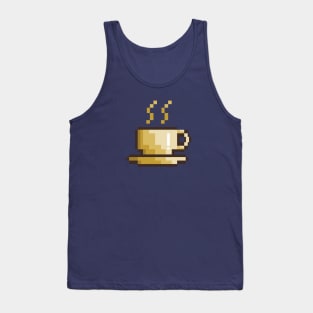 pixel coffee Tank Top